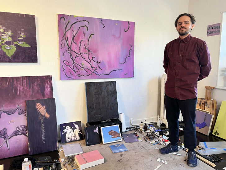 GoLocalProv | Lifestyle | Studio Visit with Painter Matthew Napoli – Inside Art with Michael Rose