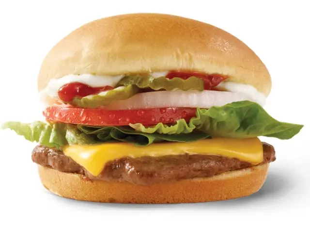 Wendy's Jr. Cheeseburger Deluxe