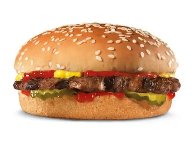 hardees carl's jr small hamburger