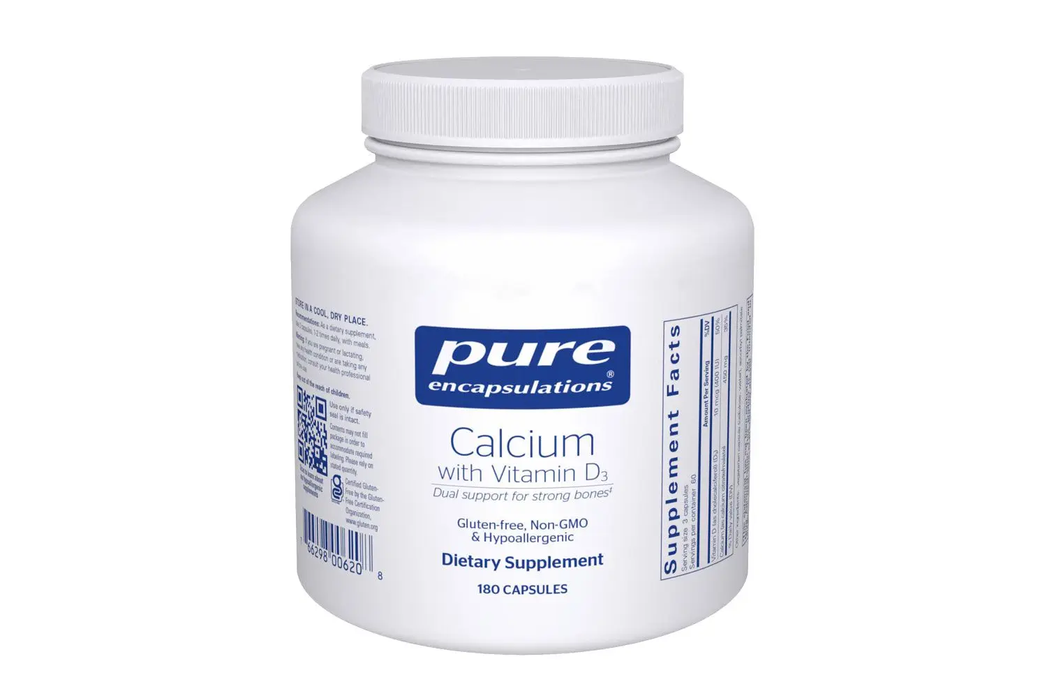 Pure Encapsulations Calcium with D3