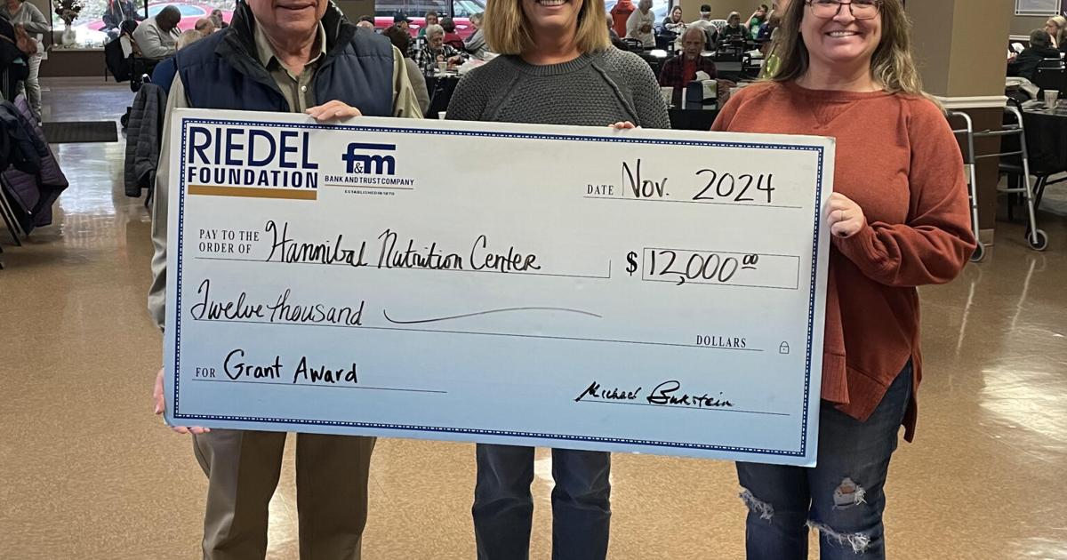 Riedel Foundation matches fundraiser for Hannibal Nutrition Center