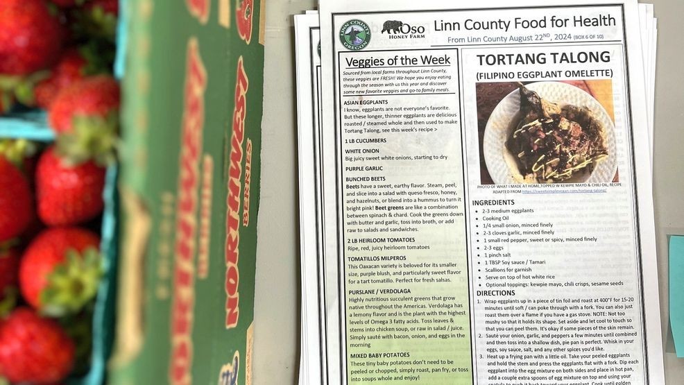 New nutrition program in Linn County brings food security close to home