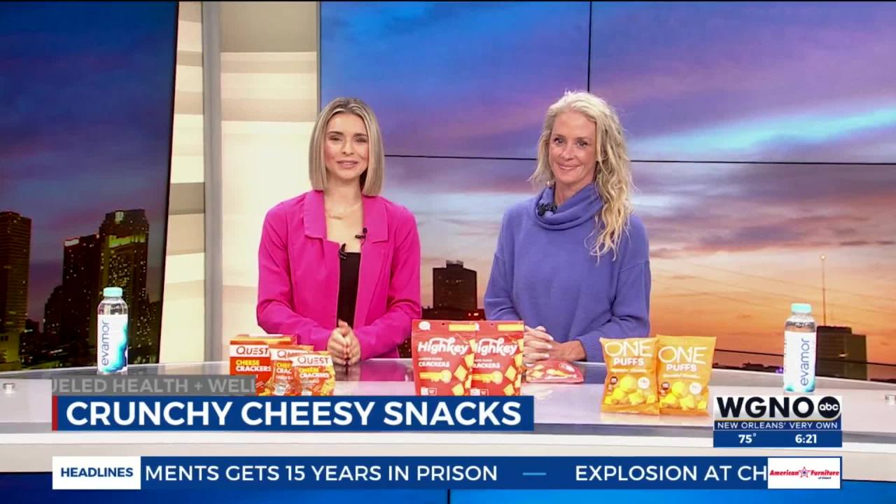 FUELED Wellness + Nutrition | Crunchy Cheesy Snacks We’re Loving Now