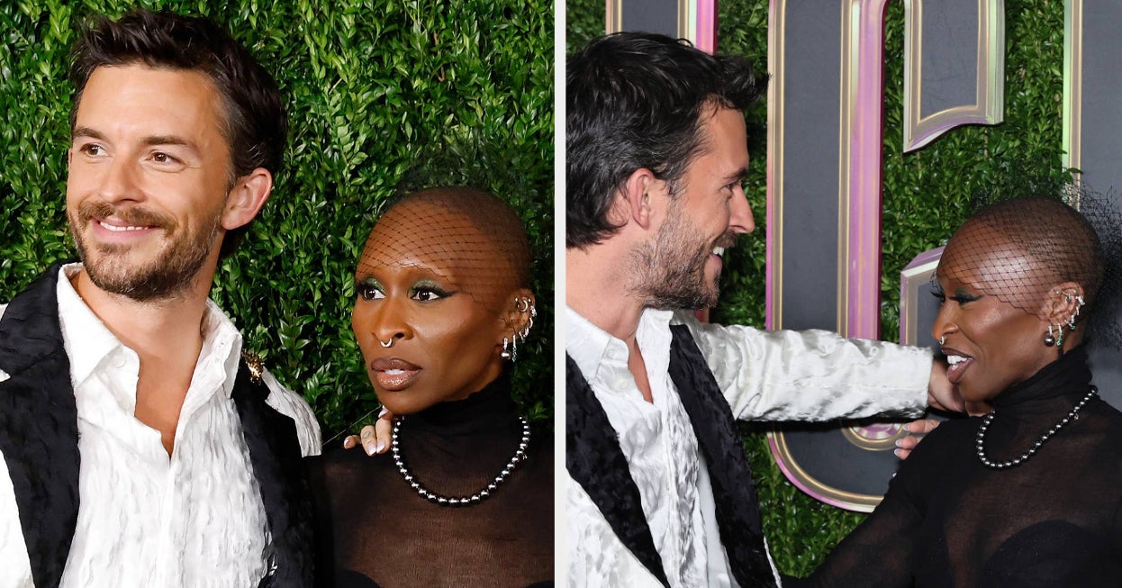 Cynthia Erivo Supported Jonathan Bailey On The “Wicked” Red Carpet After He Said He Finds It Hard To “Stand Still” Due To His ADHD