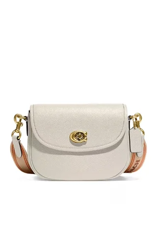 Coach Willow Large Leather Saddle Crossbody (Was $375) 