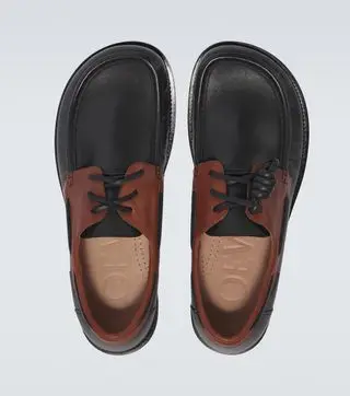 Loewe Leather Boat shoes