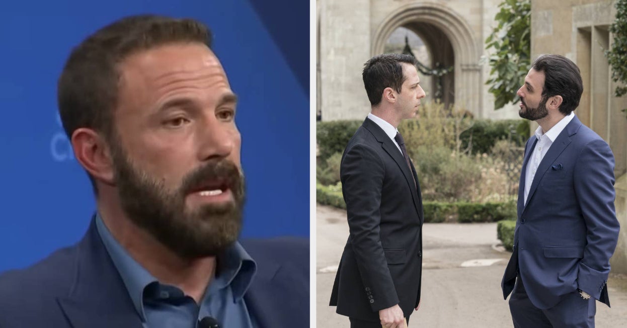 Ben Affleck Pitched An Alternate Ending To “Succession” Involving An “Affair” Between Two Male Best Friends, And Everyone’s Making The Same Joke