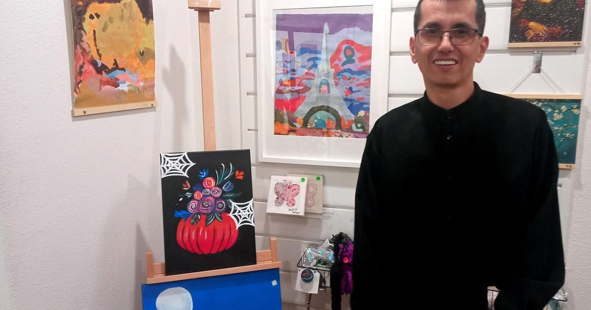 Adjoin holds exhibit from special artists