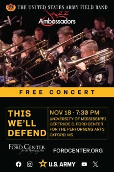 The Jazz Ambassadors to perform Monday at the Gertrude C. Ford Center