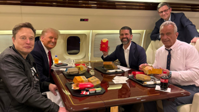 RFK Jr eating a McDonald’s burger? Trump Jr says Make America Healthy Again but tomorrow