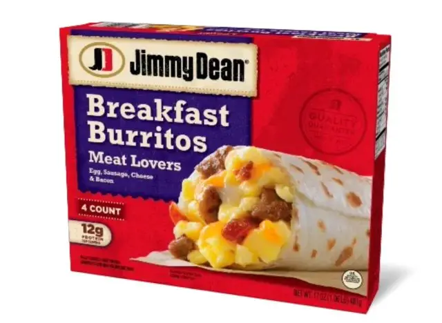 Jimmy Dean Meat Lovers Breakfast Burritos