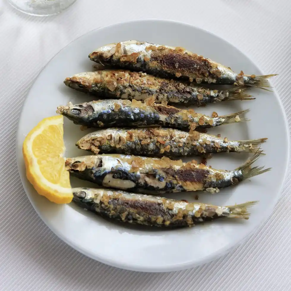 grilled sardines