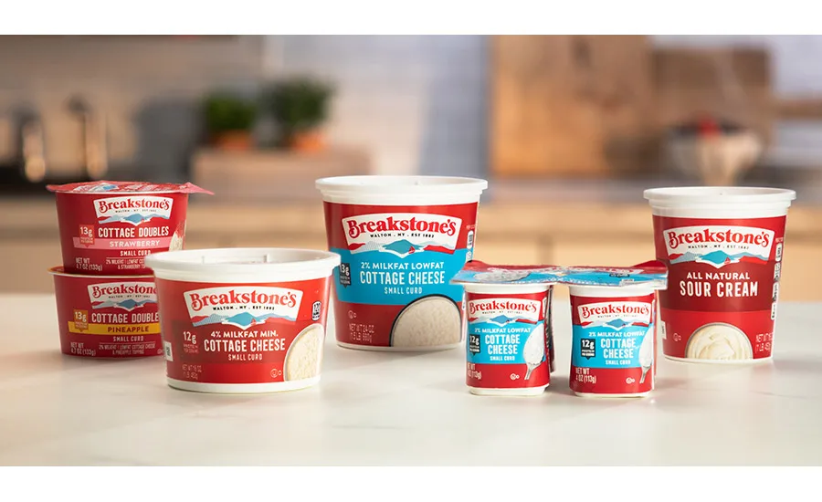 Breakstone’s manufactures a large portfolio of cottage cheese, ricotta and sour cream products.