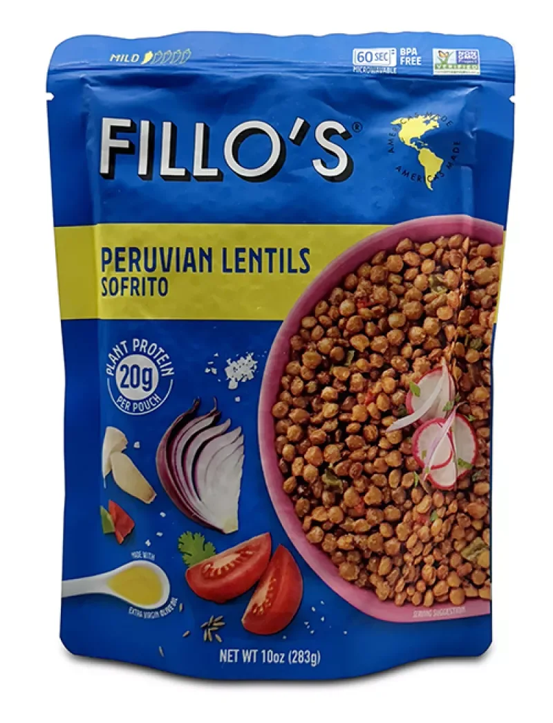 pouch of Fillo's Peruvian Lentils