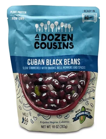 Pouch of A Dozen Cousins Cuban black beans