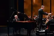 Pianist Anton Nel performed with music director Richard McKay and the Dallas Chamber...