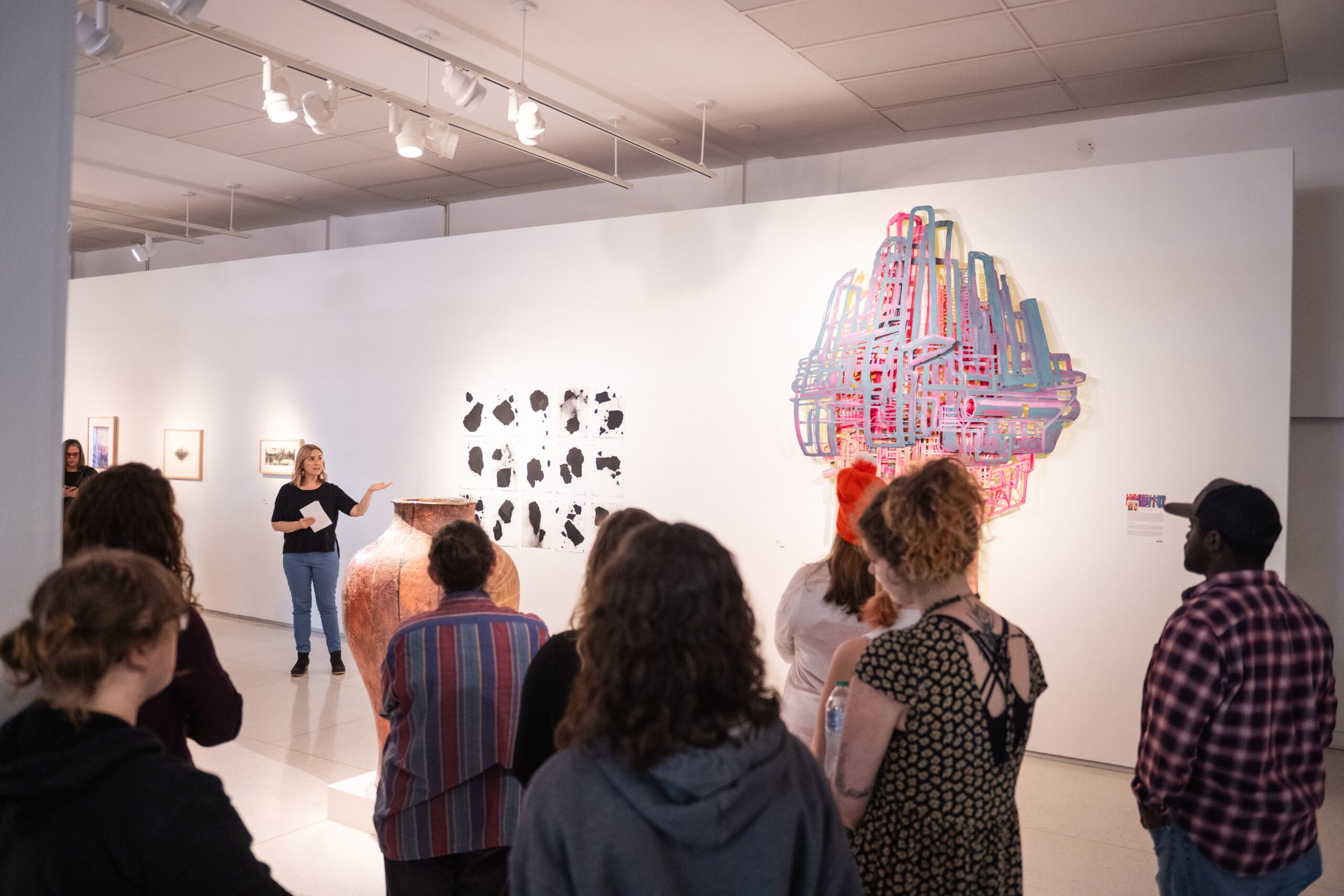 Fall exhibitions showcase the creative works of visual arts students and faculty