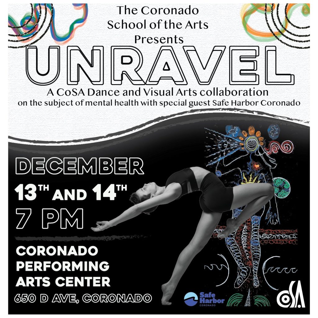 “Unravel” – Fall Dance Performance & Visual Arts Collaboration on Mental Health