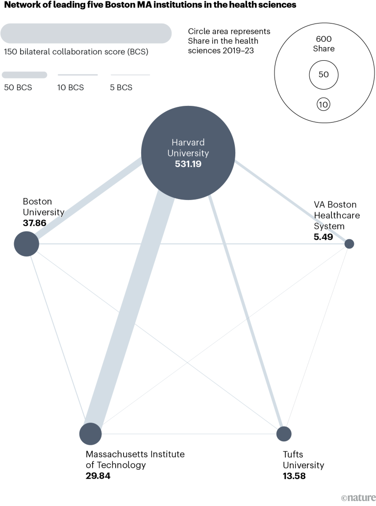 Leading Nature Index science cities in health sciences: US institutions power country’s growth