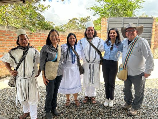 Haaland, Cantor Visit Colombia for Conservation Talks