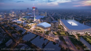 City of San Antonio reveals early concepts of ‘transformational’ downtown sports and entertainment district