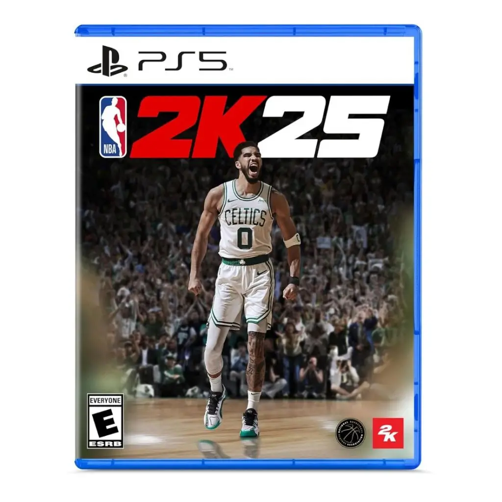 game case cover with photo of boston celtics basketball player