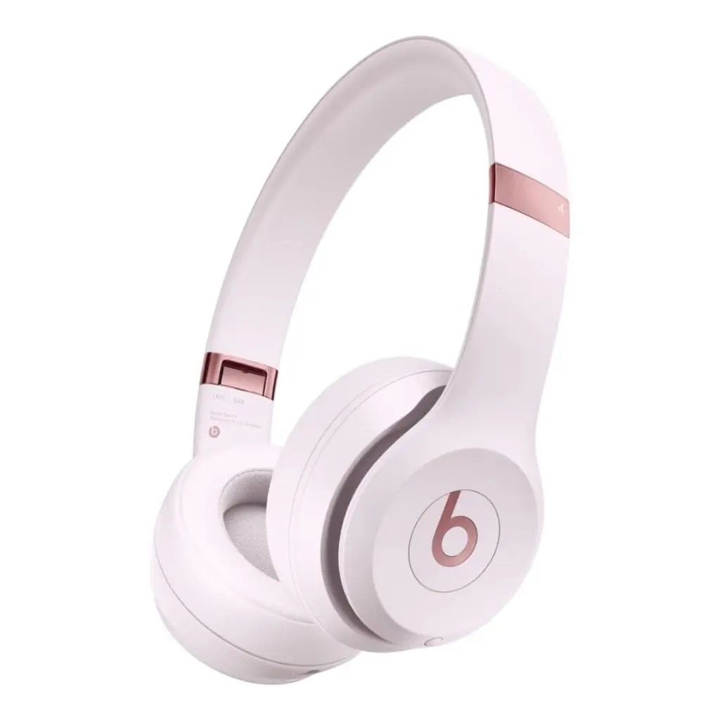 pink wireless over-ear headphones