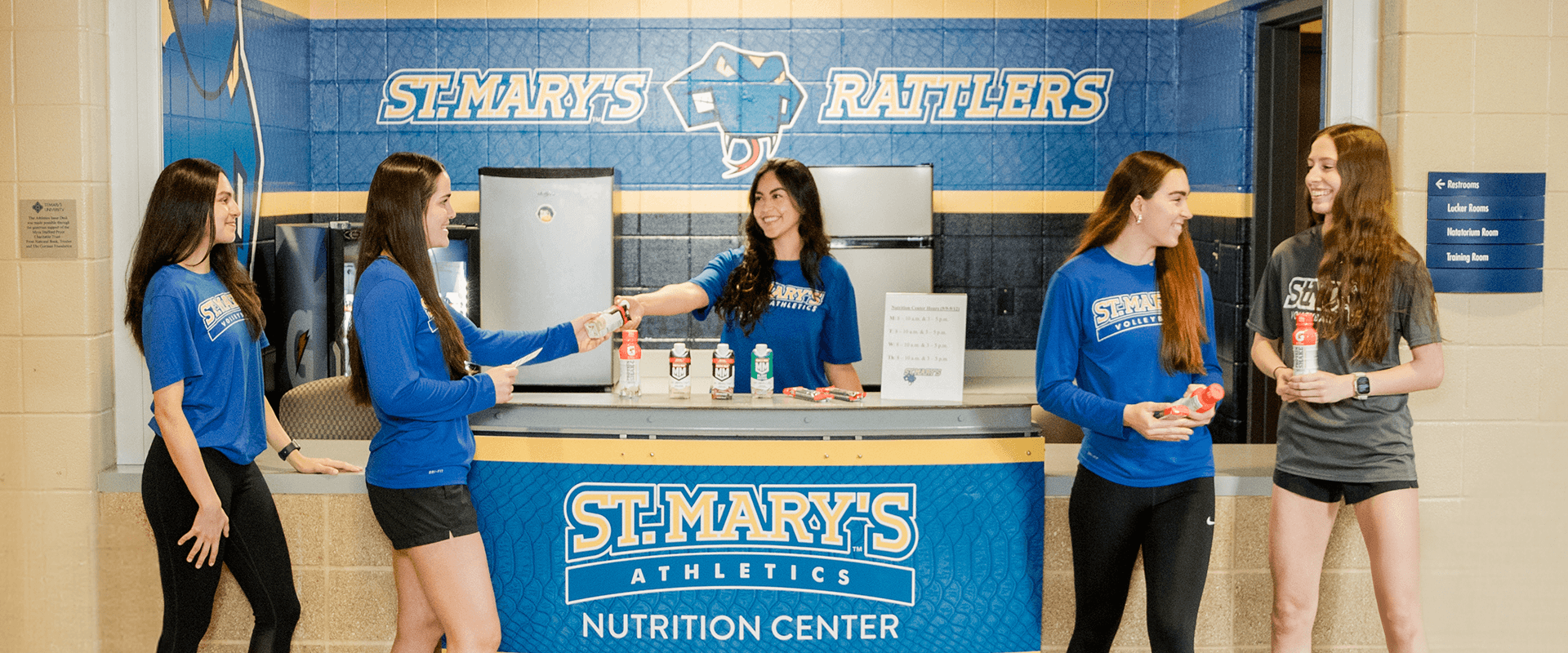 St. Mary’s Athletics opens new nutrition station for student-athletes