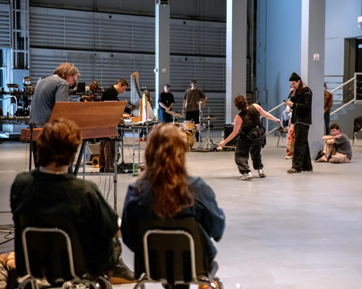 Wild Up performs at Geffen Contemporary.