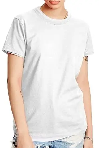 Hanes Women's Perfect-T Short Sleeve T-Shirt, White, Small