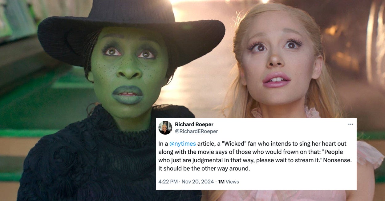 A Major Debate Is Brewing About Whether It’s OK To Sing While Watching “Wicked”