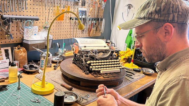 Clack to the future: Typewriters are pounding out new roles in communities