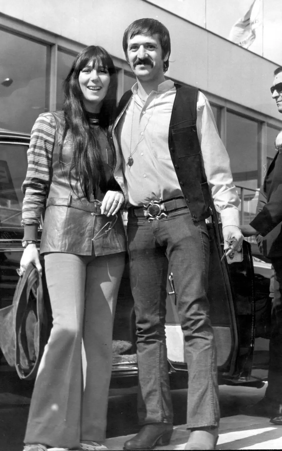 Sonny and Cher. circa 1963.