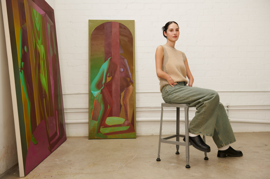 Kate Meissner’s Paintings Conjure the Mystery and Titillation of a Peep Show