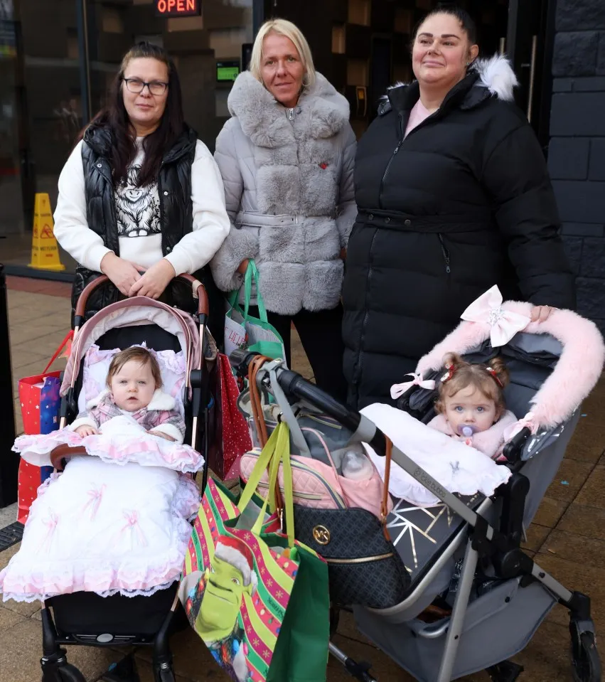 Jayne Ashcroft and her daughter Hollie, along with friends Carly Griffiths and Jodie Mundy and her daughter Sapphire, were among those who enjoyed the 'all you can eat' buffet