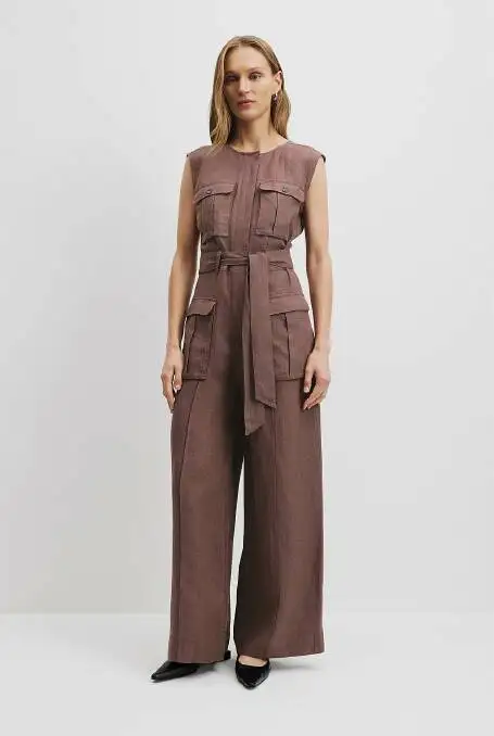 Organically Grown Linen Jumpsuit. Photo supplied. 