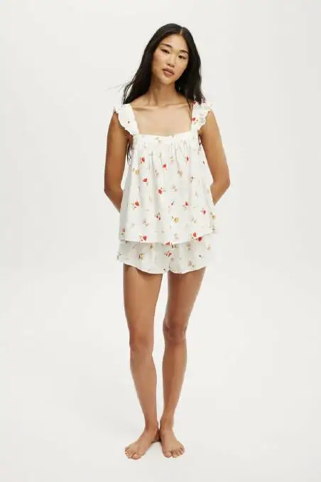 Woven Babydoll Cami Set Pyjamas at Cotton On. Photo supplied. 