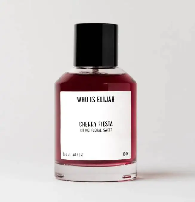 Cherry Fiesta scent by WHO IS ELIJAH. Photo supplied. 