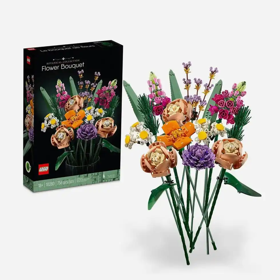 Icons Flower Bouquet Building Set