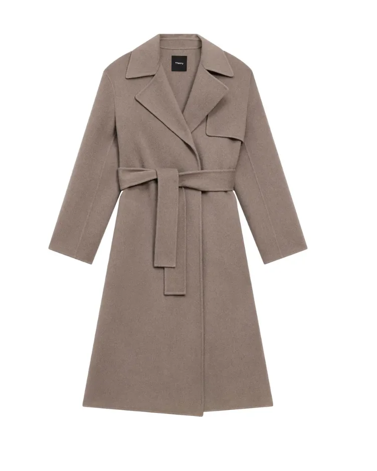 Wool-Blend Trench