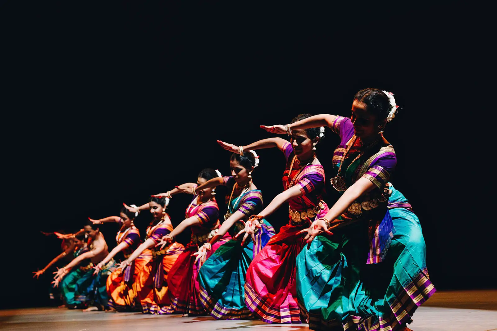 Exhibition view of Abhanga Ranga, 2018, Sankhya Dance Company, curated by Ranjana Dave, performed at the Serendipity Arts Festival 2018 | Abhanga Ranga | Serendipity Arts Festival | STIRworld