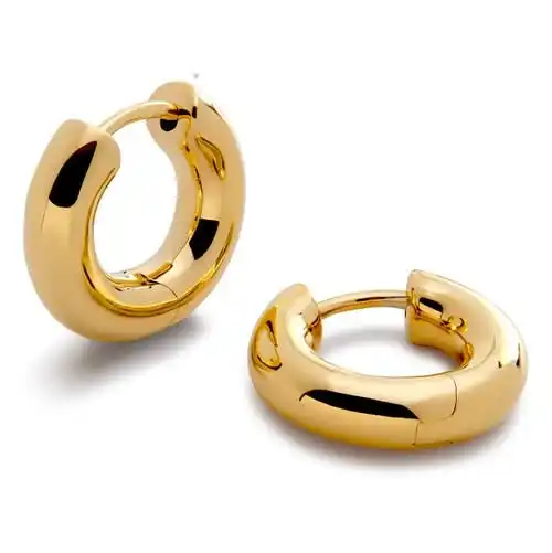 Essential Tube Huggie Hoop Earrings