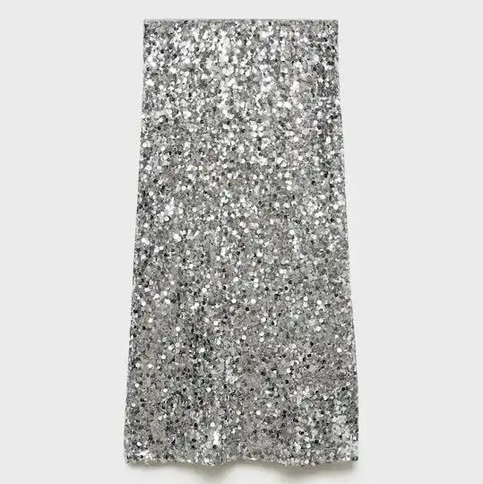 Sequin Midi Skirt