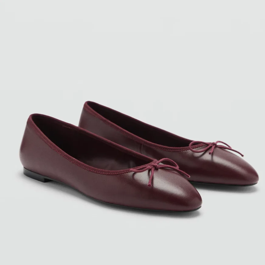 Leather Ballet Flats