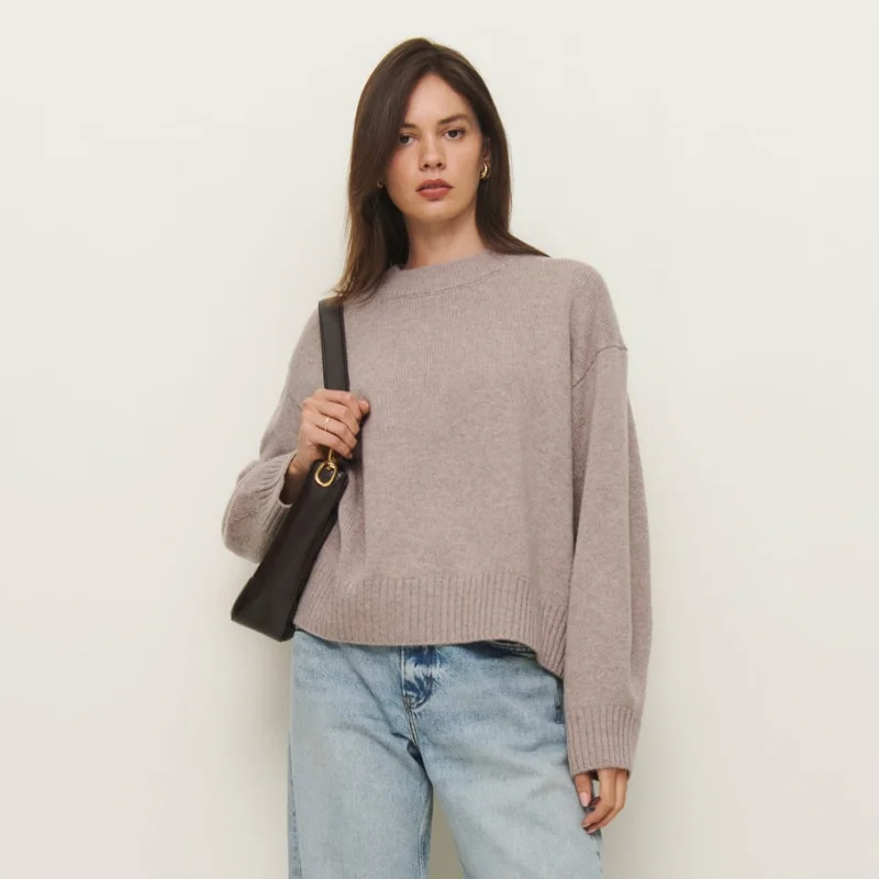 Cove Cashmere Oversized Crew