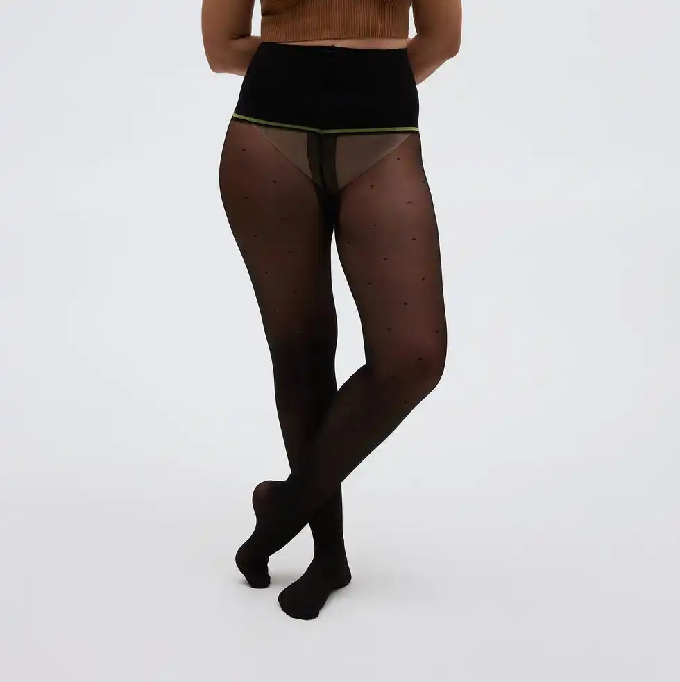 Mini Dot Sheer Rip-Resist Tights