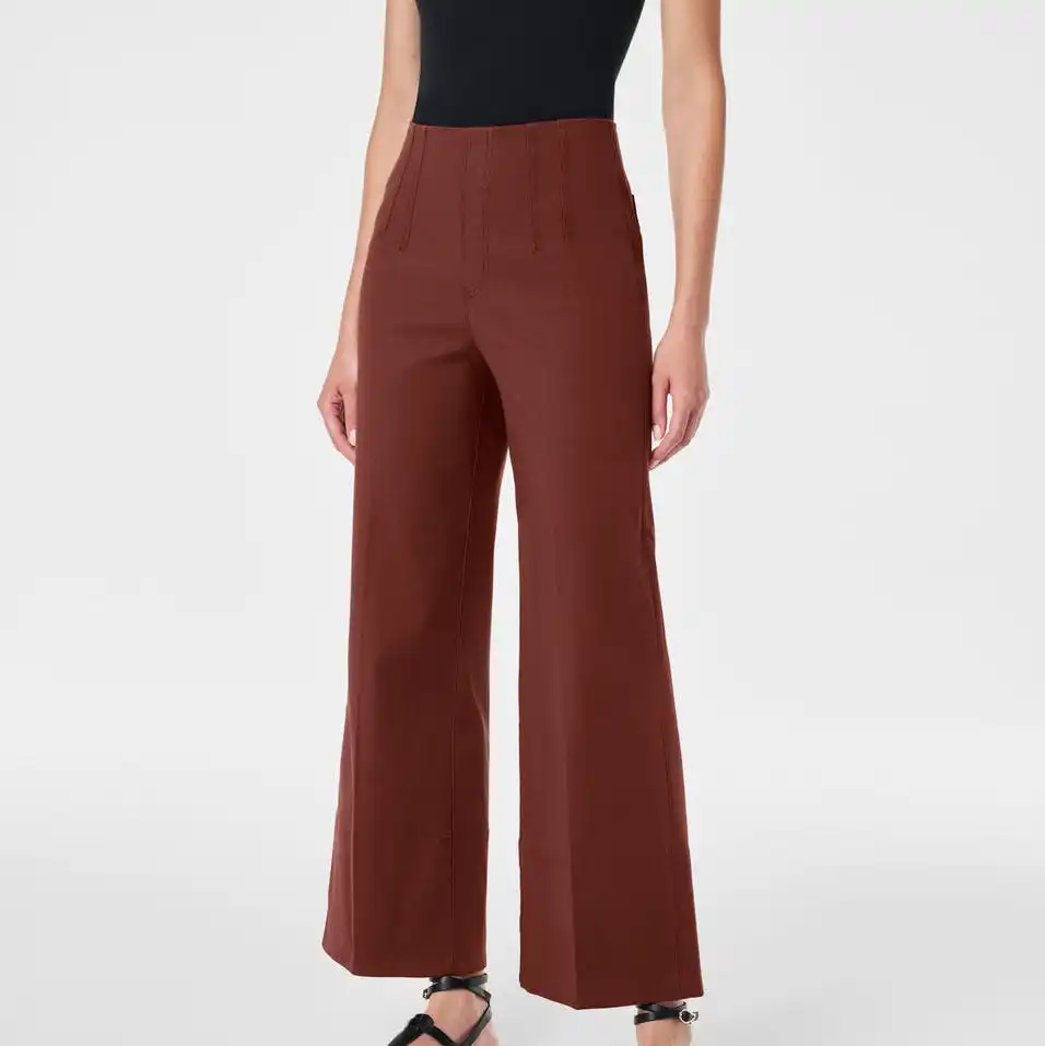 Cropped Wide Leg Pant