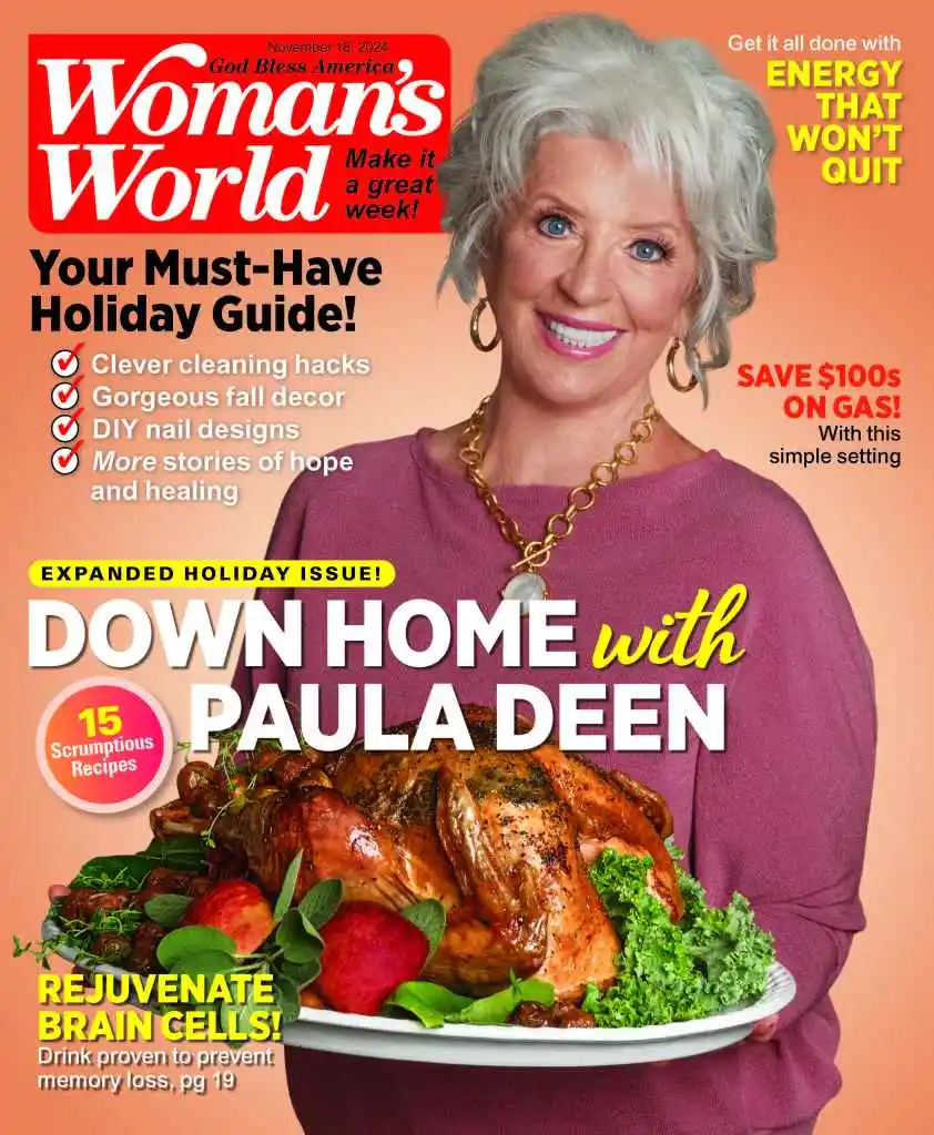 Paula Deen on the cover of Woman's World