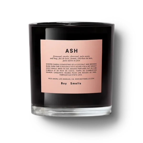 Boy Smells Ash Candle