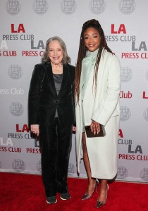 Tiffany Haddish and Kathy Bates Favor Monochrome Hues at Arts & Entertainment Journalism Awards Gala